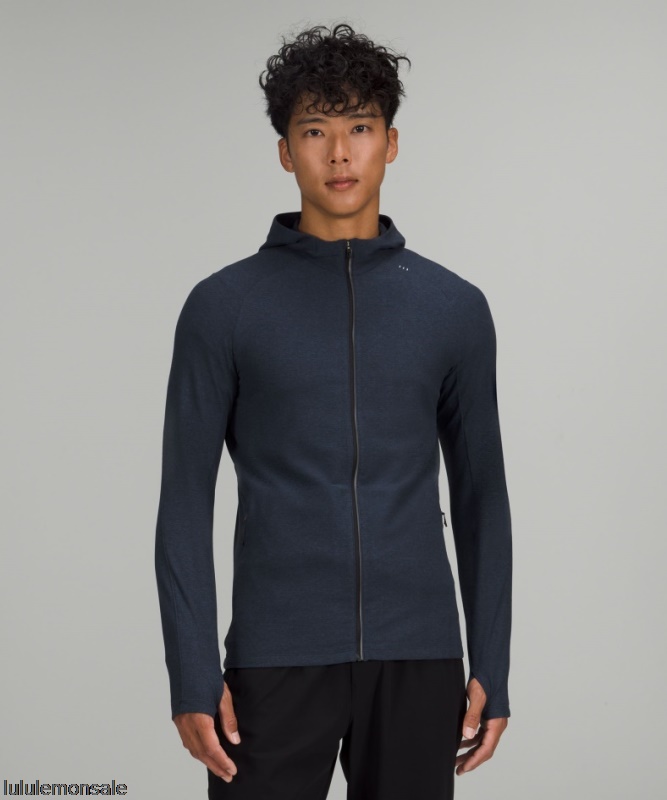 Lululemon Deutschland DELULU663 | Surge Warm Full Zip Heathered True Navy